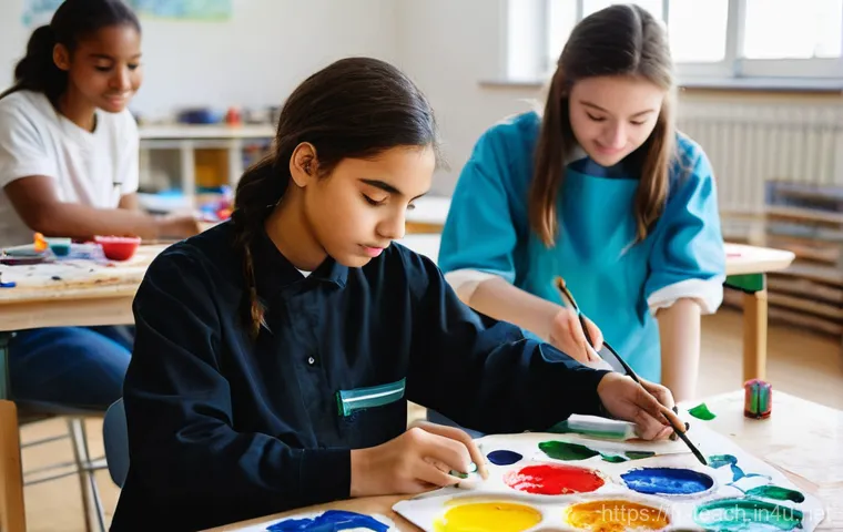 교사 학생 정서 지원 방법 - **A serene and inclusive elementary school classroom where students are engaged in a guided mindfuln... 교사 학생 정서 지원 방법 - **A serene and inclusive elementary school classroom where students are engaged in a guided mindfuln...